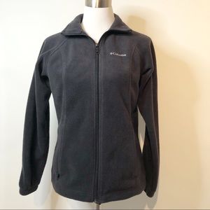 Columbia Black Breton Springs Fleece Full Zip Jacket, size Small
